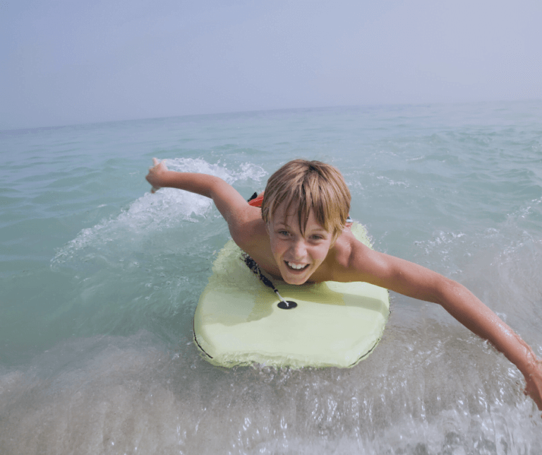 child body boarding