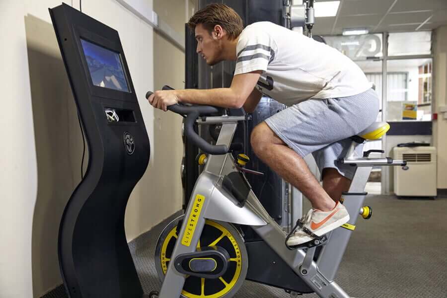 Exercise bike at the Gym and Spa
