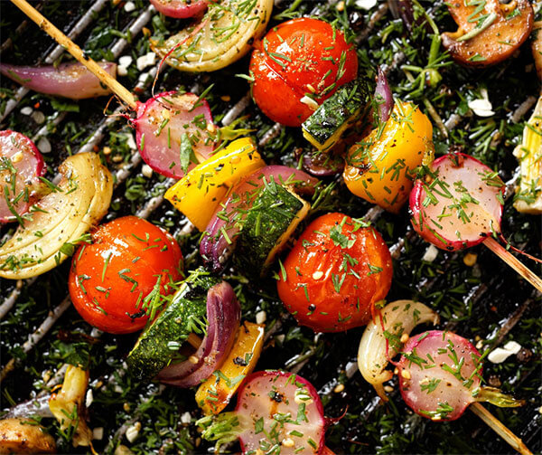 BBQ ideas - Veggie Kebabs