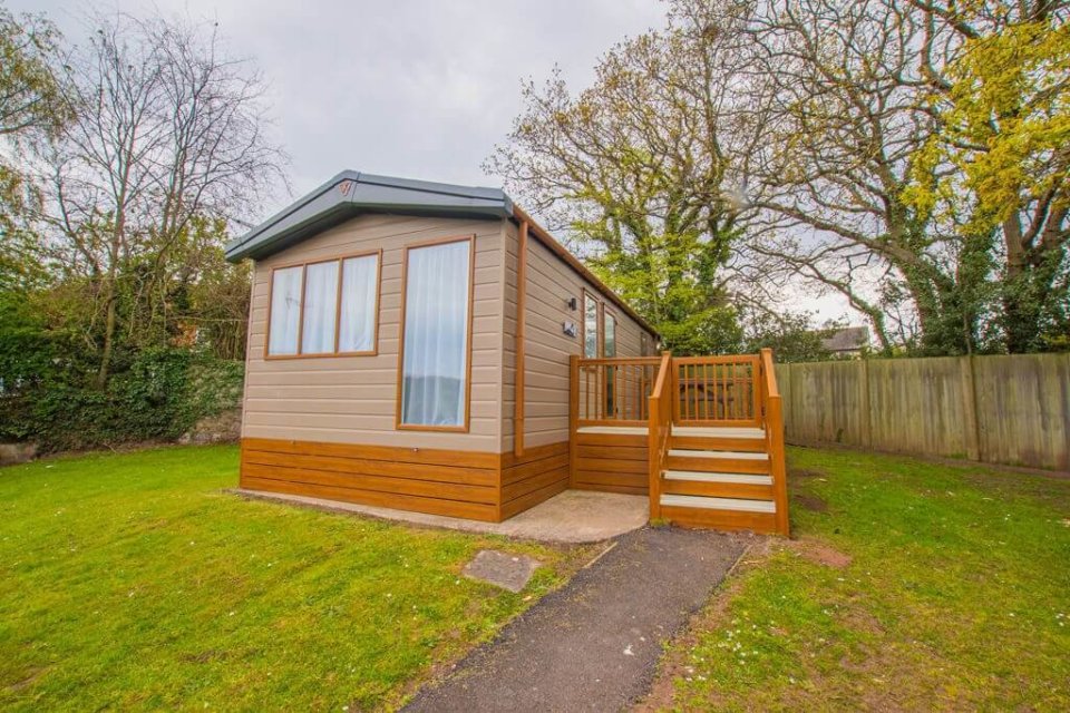 External View of Juniper (2 bed) Caravan Holiday Home and Lady's Mile