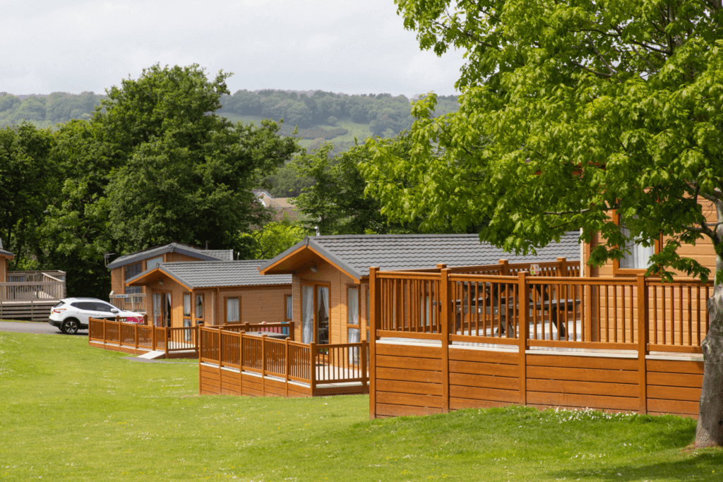 Lady's Mile Holiday Park Hot Tub lodges