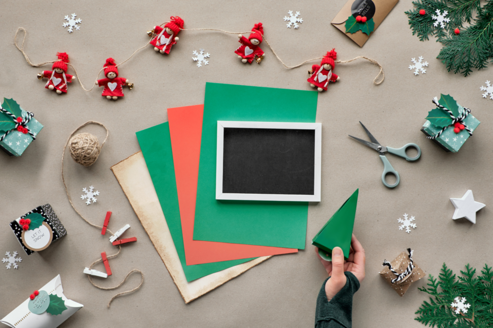 Christmas Card making at Lady's MIle