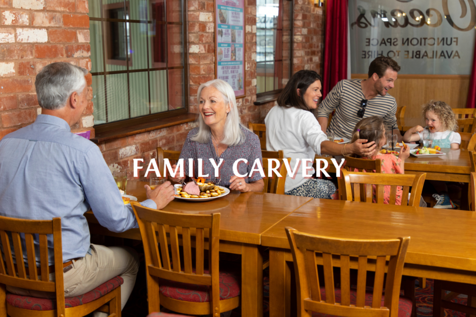 Sunday Carvery at Lady's Mile Holiday Park