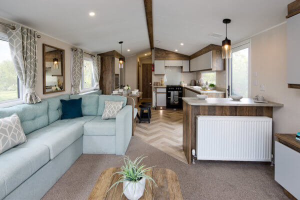 Willerby Brookwood holiday home open plan living area
