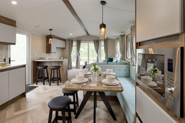 Willerby Brookwood holiday home open plan living area