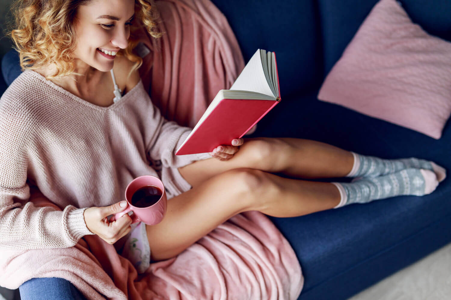 Reading a book is 1 of our 10 Rainy Day Date Ideas
