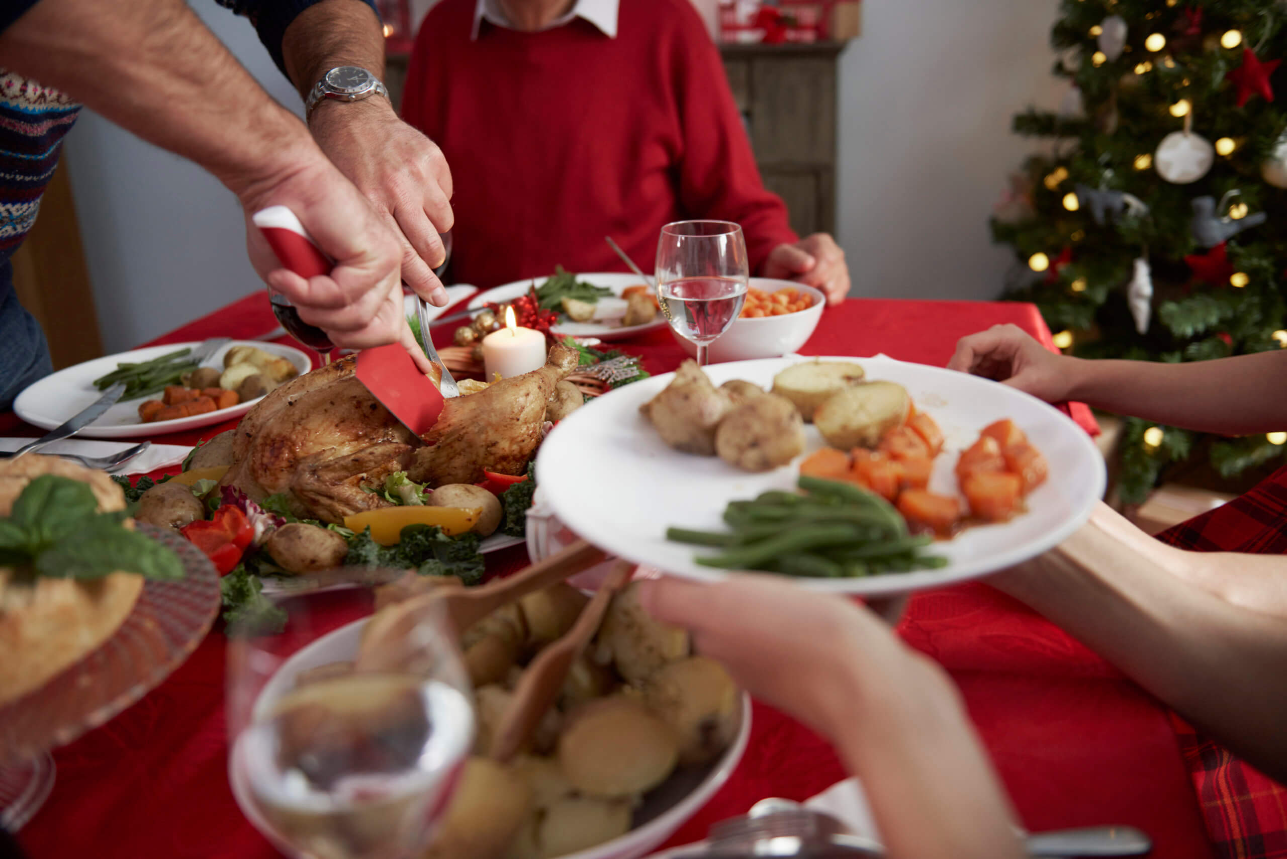 Christmas Holiday Park Roast Dinner