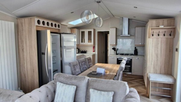 Willerby Vogue holiday home open plan living area