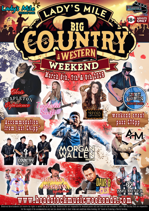 Lady's Mile Big Country & Western Weekend poster