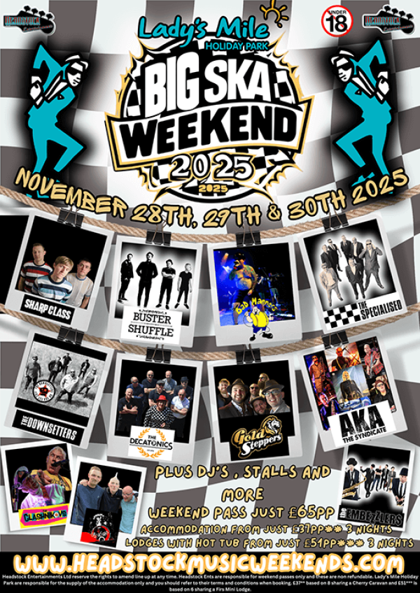 Poster for the Ska Weekend at Lady's Mile